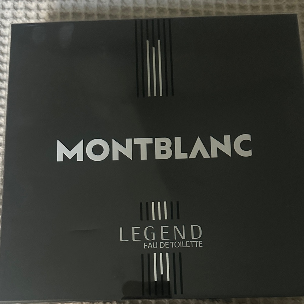 Montblanc Legend Black and Silver Packaging